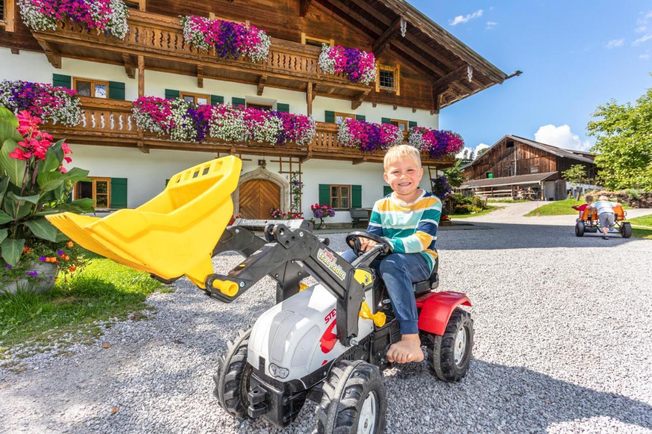 Biobauernhof Stegerbauer Apartamento Maria Alm am Steinernen Meer Exterior foto