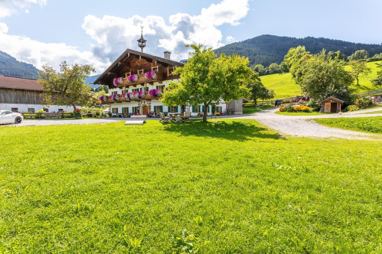 Biobauernhof Stegerbauer Apartamento Maria Alm am Steinernen Meer Exterior foto