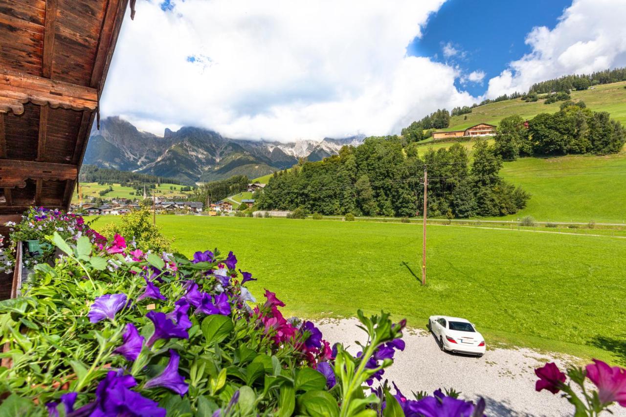 Biobauernhof Stegerbauer Apartamento Maria Alm am Steinernen Meer Exterior foto