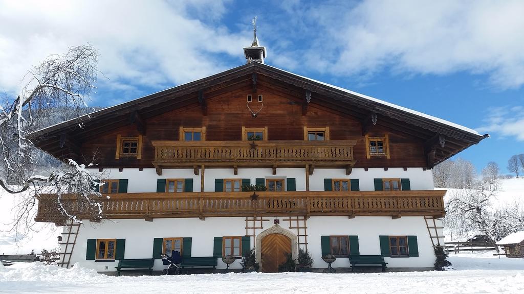 Biobauernhof Stegerbauer Apartamento Maria Alm am Steinernen Meer Exterior foto